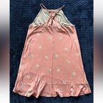 Patagonia Alpine Valley Woman's Pink Gray White Floral Knit Dress Sz M Photo 9