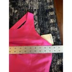 Dana Buchman  Silk Dress Vintage Size 14 Bright Pink Straps Cocktail Formal NEW Photo 8