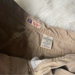 90s Vintage High Waisted Jean Shorts tan brown Size M Photo 1