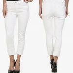 joe's jeans Joe’s white clean cuff crop jeans Photo 1