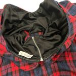 Mango  Lightweight Cotton Checkered Flannel Sweetheart Top, Sz S Photo 6