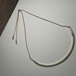 Kendra Scott  Scottie CZ Cubic Zirconia Necklace Adjustable Length Curved Bar Photo 6