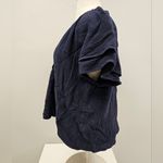 Joie  Navy Ruffled Top Photo 3