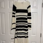 VRG Girl Black & White Crochet Cover Up Dress Size 10 Photo 2