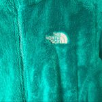 The North Face  Women Green Fleece Sherpa Full Zip Jacket Medium Photo 5