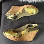 Tahari  Green Design Wedge Sandals S8 Photo 1