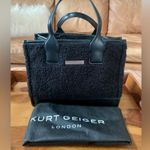 Kurt Geiger  LONDON SURREY Black Shearling Tote Bag Photo 14