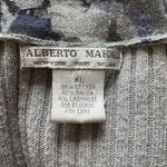 Alberto Makali Women's Gray and Blue Patterned Sweater Size XL Photo 4