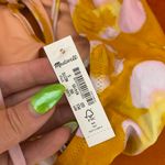 Madewell NWT  second wave yellow floral one piece swim suit Photo 2