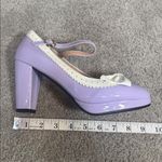 Women’s Purple Chunky Heel Mary Jane Pumps Cute Bow Round Toe Size 8 NEW Purple Photo 9