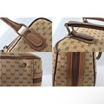 Gucci  Tan and Brown Satchel Boston Bag EUC Photo 7