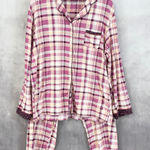 Cuddl Duds  Women Pajama Set XL Stretchy Plaid Sleepwear Lounge Comfy Soft Girl Photo 0