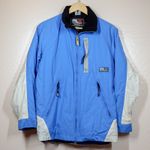 RLX Polo Sport Ski Jacket Women's M Blue White Vintage 90s 00s‎ Winter Snow Coat Photo 0