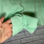 J.Crew  Pleated Short Cotton Pique Mint Green Size 8 style A1990 SP 14‎ Photo 2