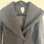 Halogen  Women's Medium Winter Peacoat Grey Wool Blend Photo 0