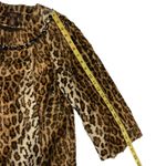 Victor Alfaro Beaded Leopard Print Faux Fur Jacket Size Petite 12P Black Photo 9