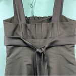 David's Bridal  truffle Brown womens Dress size 6 style F12942 formal prom bridal Photo 5