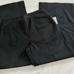 Old Navy NWT  Petite Pixie Wide Leg High Rise Comfort Waistband Black Pant M Photo 0