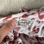 Free People INTIMATELY Bare It All Leopard Tie Straps Bodysuit Lace Bottom Small Photo 4