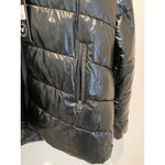 New Womens White Mark LA Puffer Hoodie Jacket with inside Backpack Straps Black Size XXL Photo 3