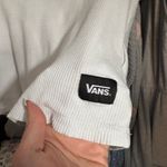 Vans Women's Classic White Ribbed Crop Top Photo 1