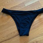 Shade & Shore Black Bikini Bottoms W Strappy Sides Photo 0