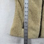 Patagonia Fleece Jacket Full Zip Pockets Warm Cozy Outdoor Beige Women's S READ Photo 2