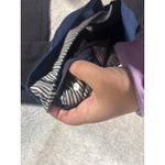 Lululemon Blue Cross V Waist Crop Mid Rise Leggings Women's Sz 6 Photo 3