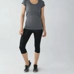 Lululemon Athletica Pedal Pace Crop Black star crushed coal Crop Pant Photo 6