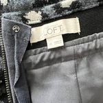 Loft Leopard Print Knit Pencil Skirt Gray/Black Size XS Photo 3