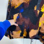 prAna Polar Escape Snap Up Women’s Jacket size large Multi Wine chenille fleece Photo 4