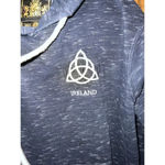Irish Connexxion Unisex Hoodie Dublin Blue White Pullover Long Sleeve Woman's M Size M Photo 2