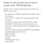 Madewell Petite Mid-Rise Skinny Jeans in Larkspur Wash: Tencel Denim Edition Photo 11