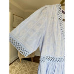 Knox Rose  Cut Out Dress Mini Cottagecore Easter Spring Coquette Embroidered Boho Photo 4