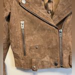 BLANK NYC  Suede Moto Jacket Silver Hardware Sz XS Photo 6