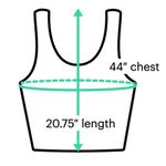 Splendid Cropped Tank Top Marled Peacoat Navy Blue Photo 6