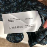 Pam & Gela Floral V Neck Silk Dress Short Sleeves Size Small Photo 5