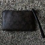 Coach  Brown and Black Signature Wristlet Photo 3