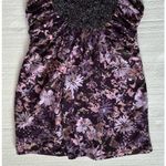 Vanity Y2K Babydoll Tank Top Women Beaded Sequins Fairy Purple Size Small Summer Photo 2