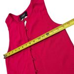 Cider NEW  Barbie Pink Front Cutout College Chic Tank Size L Photo 4