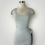 Wilfred ‎ Aritzia Saturn Ecovéro Tie Waist Midi Dress Light Gray XS Photo 2