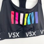 Victoria's Secret Victoria’s Secret VSX Black Rainbow Sports Bra Photo 2