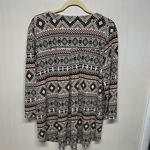 Sew In Love Pink and Brown Graphic Polo Blouse Size XL Photo 3