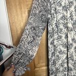 Destination Maternity Black and White maxi Long Sleeve Dress size L Size L Photo 1