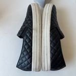 Skecher Street Quilted Womens Shoes Size 8.5 Black Slip on Sneaker Comfort Norm Photo 4