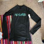 Rip Curl Black long sleeve rash guard never word with label Photo 0