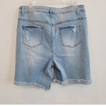 The Style Between Us  Denim Destructed Shorts Sz 14 Photo 2
