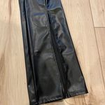 Pretty Little Thing PLT faux leather split hem pants Photo 0