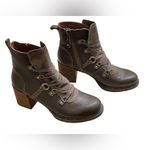 OTBT $168  Oregon Heel Hiker Leather Boots in brown 8 Photo 2