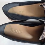 Jellypop "paris" women's slipon platform loafers size 8M black with animal print Photo 3